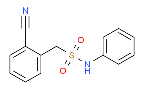 CAS No. 27350-15-8, 1-(2-Cyanophenyl)-N-phenylmethanesulfonamide