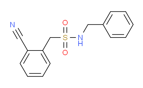 CAS No. 31846-44-3, N-Benzyl-1-(2-cyanophenyl)methanesulfonamide