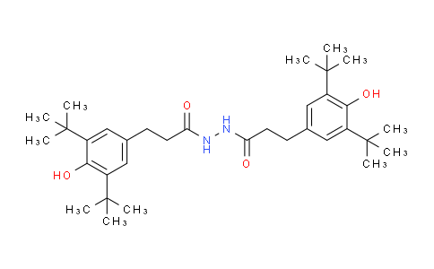 CAS No. 32687-78-8, 1,2-Bis(3,5-di-tert-butyl-4-hydroxyhydrocinnamoyl)hydrazine