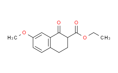 CAS No. 31846-34-1, Ethyl 7-methoxy-1-oxo-3,4-dihydro-2H-naphthalene-2-carboxylate