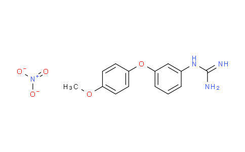 CAS No. 1359655-97-2, 1-(3-(4-Methoxyphenoxy)phenyl)guanidine nitrate
