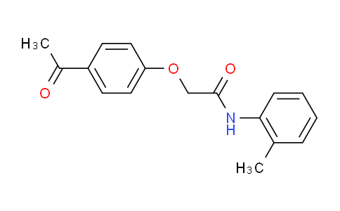 CAS No. 17172-81-5, 2-(4-Acetylphenoxy)-N-(o-tolyl)acetamide
