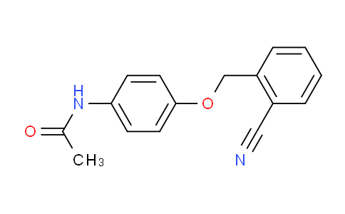 CAS No. 852386-93-7, N-(4-((2-Cyanobenzyl)oxy)phenyl)acetamide
