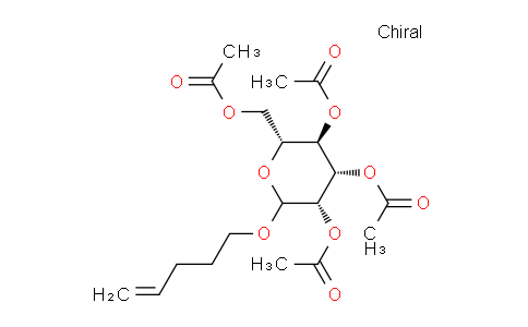CAS No. 171079-66-6, (2R,3R,4S,5S)-2-(Acetoxymethyl)-6-(pent-4-en-1-yloxy)tetrahydro-2H-pyran-3,4,5-triyl triacetate