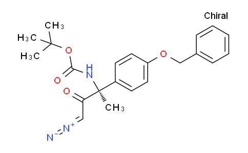 CAS No. 114645-18-0, (S)-tert-Butyl (2-(4-(benzyloxy)phenyl)-4-diazo-3-oxobutan-2-yl)carbamate