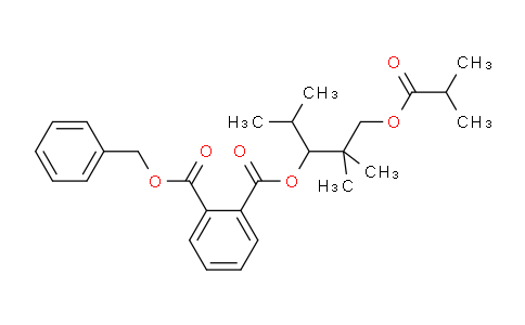 CAS No. 16883-83-3, Benzyl (1-(isobutyryloxy)-2,2,4-trimethylpentan-3-yl) phthalate