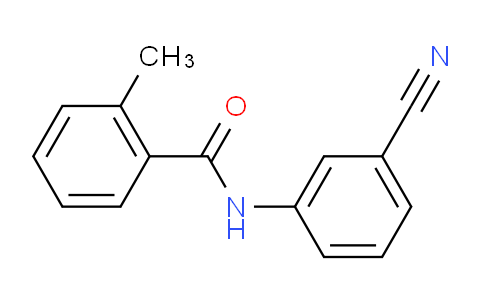 CAS No. 123862-53-3, N-(3-Cyanophenyl)-2-methylbenzamide