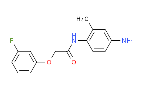 CAS No. 953904-52-4, N-(4-Amino-2-methylphenyl)-2-(3-fluorophenoxy)acetamide