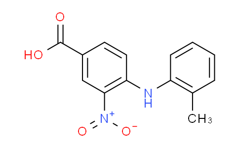 CAS No. 860698-95-9, 3-Nitro-4-(o-tolylamino)benzoic acid