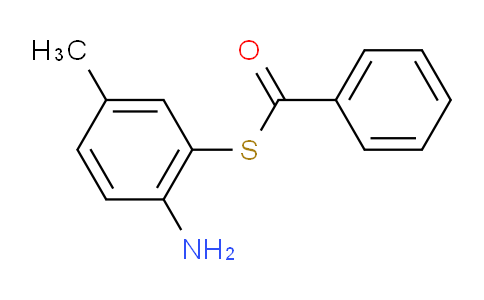 CAS No. 112308-07-3, S-(2-Amino-5-methylphenyl)thiobenzoate