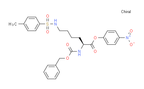 CAS No. 16879-94-0, (S)-4-Nitrophenyl 2-(((benzyloxy)carbonyl)amino)-6-(4-methylphenylsulfonamido)hexanoate
