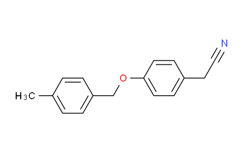 CAS No. 175135-33-8, 2-(4-((4-Methylbenzyl)oxy)phenyl)acetonitrile