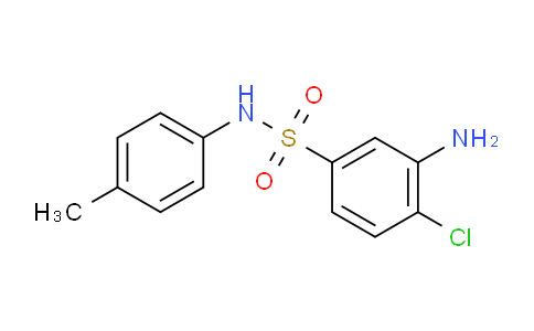 CAS No. 1040348-15-9, 3-Amino-4-chloro-N-(p-tolyl)benzenesulfonamide