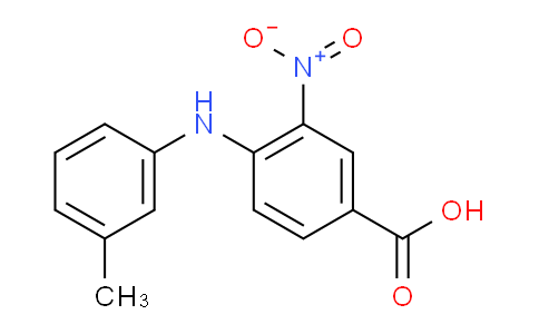 CAS No. 452088-49-2, 3-Nitro-4-(m-tolylamino)benzoic acid