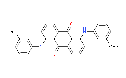 CAS No. 10114-49-5, 1,5-Bis(m-tolylamino)anthracene-9,10-dione