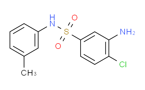 CAS No. 1036624-61-9, 3-Amino-4-chloro-N-(m-tolyl)benzenesulfonamide