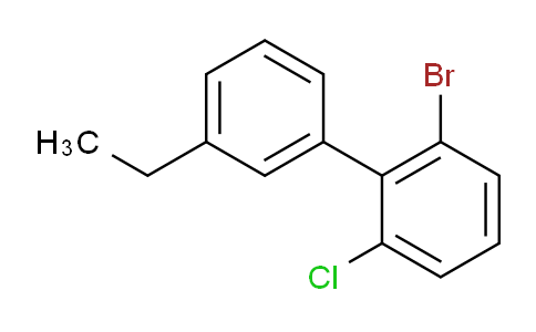CAS No. 952712-06-0, 2-Bromo-6-chloro-3'-ethylbiphenyl