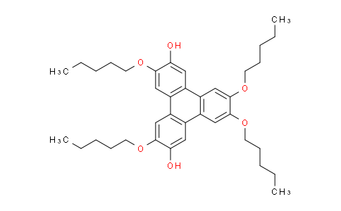 CAS No. 102737-76-8, 3,6,10,11-Tetrakis(pentyloxy)triphenylene-2,7-diol
