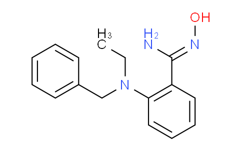 CAS No. 1087792-97-9, 2-(Benzyl(ethyl)amino)-N'-hydroxybenzimidamide