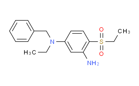 CAS No. 1220039-25-7, N1-Benzyl-N1-ethyl-4-(ethylsulfonyl)benzene-1,3-diamine