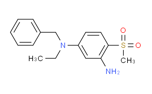 CAS No. 1220033-84-0, N1-Benzyl-N1-ethyl-4-(methylsulfonyl)benzene-1,3-diamine