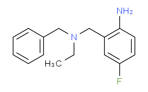 CAS No. 1153197-48-8, 2-((Benzyl(ethyl)amino)methyl)-4-fluoroaniline
