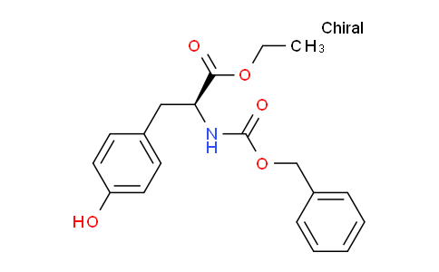CAS No. 16679-94-0, (S)-Ethyl 2-(((benzyloxy)carbonyl)amino)-3-(4-hydroxyphenyl)propanoate