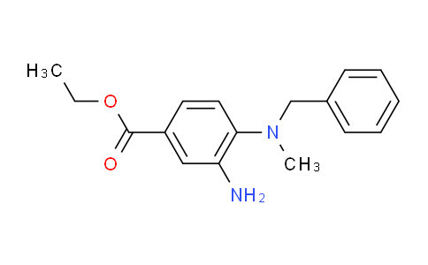 CAS No. 1219960-75-4, Ethyl 3-amino-4-(benzyl(methyl)amino)benzoate