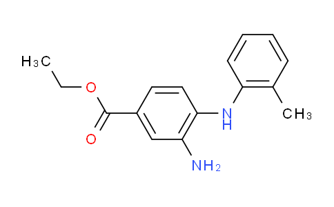 CAS No. 1220035-25-5, Ethyl 3-amino-4-(o-tolylamino)benzoate