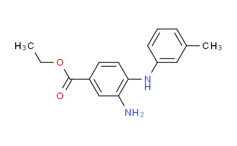 CAS No. 1220030-56-7, Ethyl 3-amino-4-(m-tolylamino)benzoate