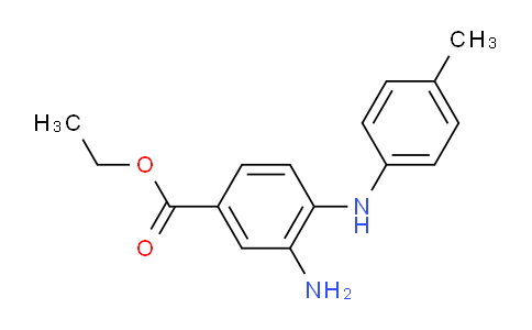 CAS No. 1220020-00-7, Ethyl 3-amino-4-(p-tolylamino)benzoate
