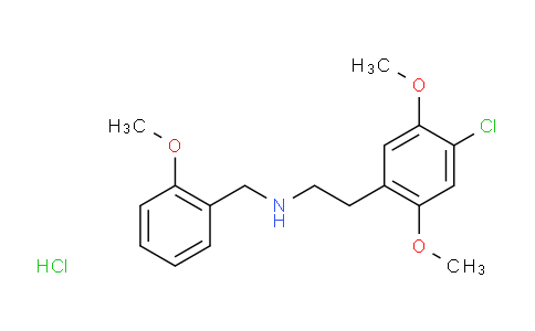 CAS No. 1539266-19-7, 2-(4-Chloro-2,5-dimethoxyphenyl)-N-(2-methoxybenzyl)ethanamine hydrochloride