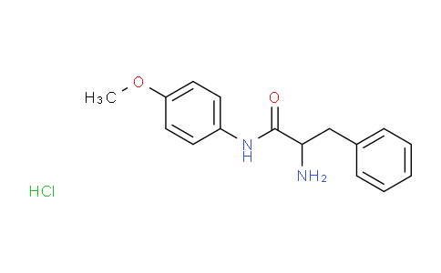 CAS No. 1246172-74-6, 2-Amino-N-(4-methoxyphenyl)-3-phenylpropanamide hydrochloride
