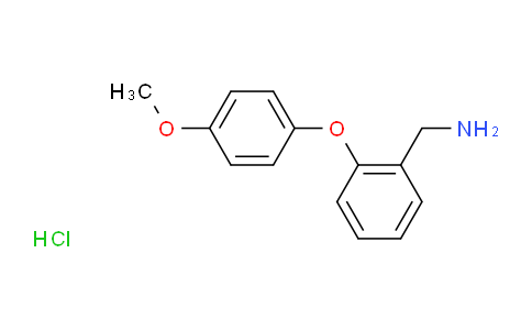 CAS No. 1171721-42-8, (2-(4-Methoxyphenoxy)phenyl)methanamine hydrochloride