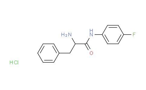 CAS No. 1236261-36-1, 2-Amino-N-(4-fluorophenyl)-3-phenylpropanamide hydrochloride