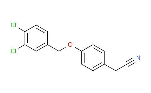 CAS No. 175135-34-9, 2-(4-((3,4-Dichlorobenzyl)oxy)phenyl)acetonitrile
