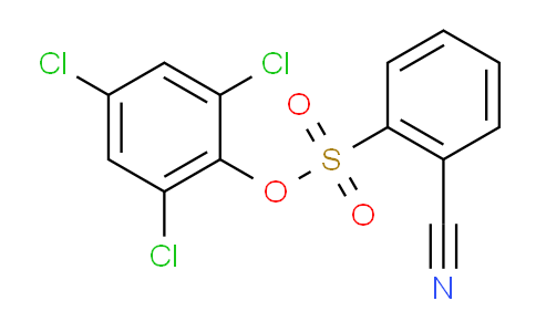 CAS No. 1171919-29-1, 2,4,6-Trichlorophenyl 2-cyanobenzenesulfonate