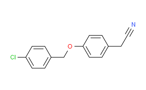 CAS No. 175135-36-1, 2-(4-((4-Chlorobenzyl)oxy)phenyl)acetonitrile