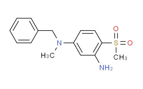 CAS No. 1220028-73-8, N1-Benzyl-N1-methyl-4-(methylsulfonyl)benzene-1,3-diamine