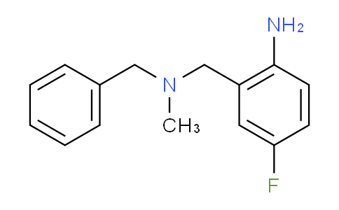 CAS No. 1154287-33-8, 2-((Benzyl(methyl)amino)methyl)-4-fluoroaniline