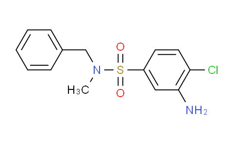 CAS No. 1036441-53-8, 3-Amino-N-benzyl-4-chloro-N-methylbenzenesulfonamide