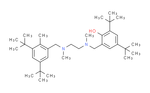 CAS No. 886362-16-9, 2,4-Di-tert-Butyl-6-(((2-((3,5-di-tert-butyl-2-methylbenzyl)(methyl)amino)ethyl)(methyl)amino)methyl)phenol