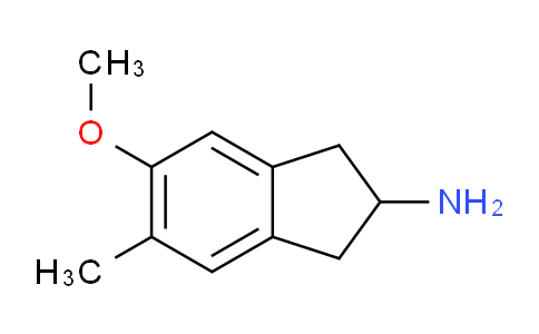CAS No. 132980-16-6, 5-Methoxy-6-methyl-2,3-dihydro-1H-inden-2-amine