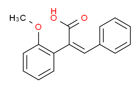 CAS No. 1657-65-4, 2-(2-Methoxyphenyl)-3-phenylacrylic acid