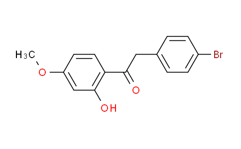 CAS No. 170014-23-0, 2-(4-Bromophenyl)-1-(2-hydroxy-4-methoxyphenyl)ethanone