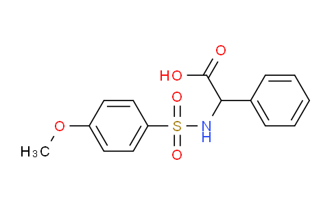 DY772255 | 117309-46-3 | 2-(4-Methoxyphenylsulfonamido)-2-phenylacetic acid