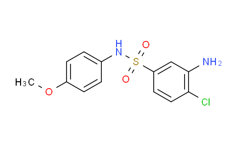 CAS No. 325745-59-3, 3-Amino-4-chloro-N-(4-methoxyphenyl)benzenesulfonamide