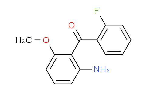 CAS No. 1219979-13-1, (2-Amino-6-methoxyphenyl)(2-fluorophenyl)methanone