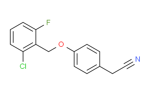 CAS No. 175135-35-0, 2-(4-((2-Chloro-6-fluorobenzyl)oxy)phenyl)acetonitrile