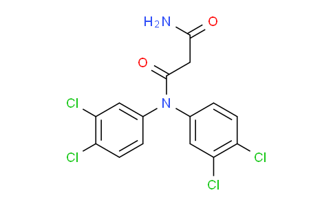 CAS No. 1677-30-1, N1,N1-Bis(3,4-dichlorophenyl)malonamide